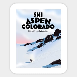 Ski Aspen Colorado Sticker